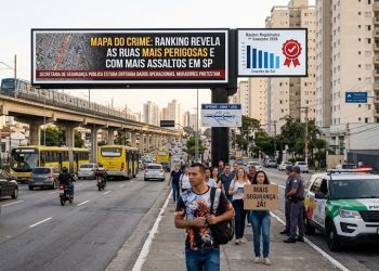 MAPA DO CRIME: RANKING REVELA AS RUAS MAIS PERIGOSAS E COM MAIS ASSALTOS EM SP