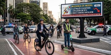 MUDANÇA DE MODAL: ELÉTRICAS E SCOOTERS EXPLODEM EM SP E BIKES COMUNS ENCOLHEM