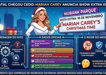 O NATAL CHEGOU CEDO: MARIAH CAREY ANUNCIA SHOW EXTRA EM SP