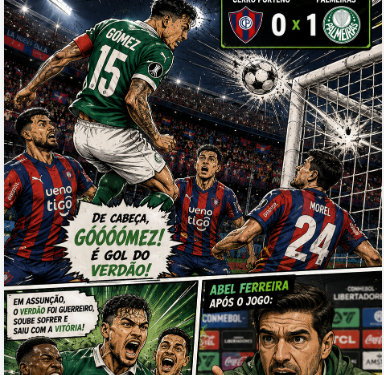 PALMEIRAS VENCE CERRO, AVANÇA NA LIBERTADORES E ABEL DESABAFA: “O FUTEBOL ESTÁ DOENTE”