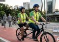 PEDALADAS NO ESCURO: GRUPO USA BIKES TANDEM PARA LEVAR CEGOS ÀS RUAS DE SP