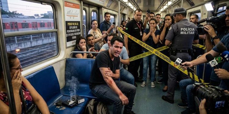 PERIGO NA BOLSA: EXPLOSÃO DE POWERBANK EM TREM DE SP DEIXA PASSAGEIRO FERIDO