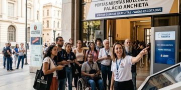 PORTAS ABERTAS NO LEGISLATIVO: PALÁCIO ANCHIETA ESGOTA VISITAS GUIADAS