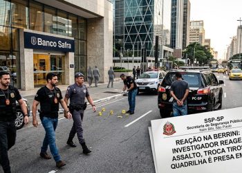 REAÇÃO NA BERRINI: INVESTIGADOR REAGE A ASSALTO, TROCA TIROS E QUADRILHA É PRESA EM SP