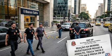 REAÇÃO NA BERRINI: INVESTIGADOR REAGE A ASSALTO, TROCA TIROS E QUADRILHA É PRESA EM SP