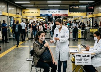 VACINA NO TRILHO: METRÔ DE SP ABRE CINCO ESTAÇÕES CONTRA O SARAMPO