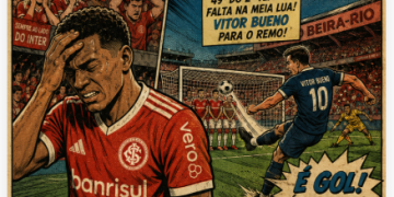 NTERNACIONAL CEDE EMPATE AO REMO NO ÚLTIMO LANCE, MAS DEIXA O Z-4