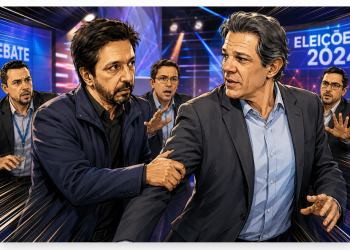 DEBATE TERMINA EM BATE-BOCA: NUNES CONFRONTA HADDAD APÓS CITAÇÃO A CONTRATO DE WI-FI SOB INVESTIGAÇÃO
