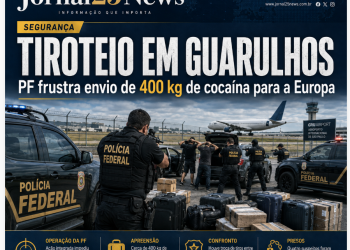 TIROTEIO NO AEROPORTO DE GUARULHOS: PF FRUSTRA ENVIO DE 400 KG DE COCAÍNA PARA A EUROPA