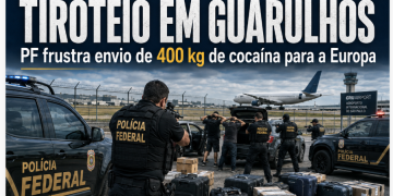 TIROTEIO NO AEROPORTO DE GUARULHOS: PF FRUSTRA ENVIO DE 400 KG DE COCAÍNA PARA A EUROPA