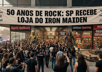 50 ANOS DE ROCK: SP RECEBE LOJA DO IRON MAIDEN