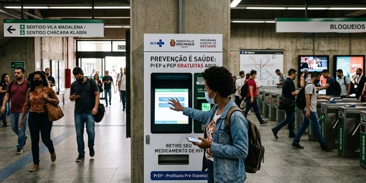 AVANÇO NA SAÚDE: METRÔ DE SP DISPONIBILIZA REMÉDIOS CONTRA HIV
