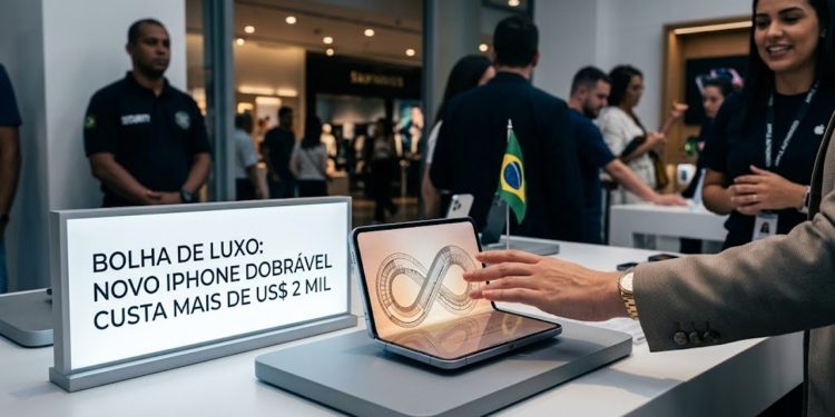 BOLHA DE LUXO: NOVO IPHONE DOBRÁVEL CUSTA MAIS DE US$ 2 MIL