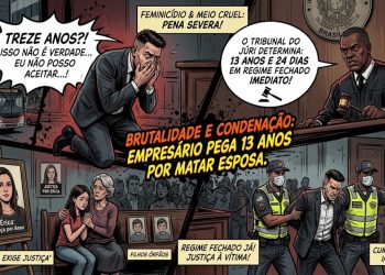 BRUTALIDADE E CONDENAÇÃO: EMPRESÁRIO PEGA 13 ANOS POR MATAR ESPOSA.