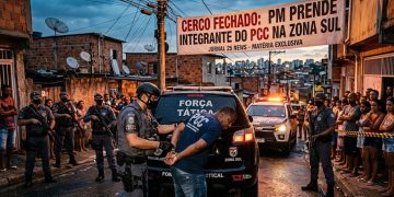 CERCO FECHADO: PM PRENDE INTEGRANTE DO PCC NA ZONA SUL