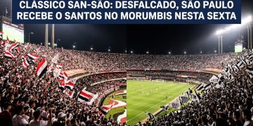 CLÁSSICO SAN-SÃO: DESFALCADO, SÃO PAULO RECEBE O SANTOS NO MORUMBIS NESTA SEXTA