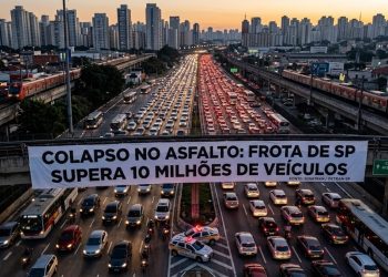 COLAPSO NO ASFALTO: FROTA DE SP SUPERA 10 MILHÕES DE VEÍCULOS