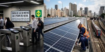 CONTA DE LUZ DO METRÔ CAI E POUPA R$ 180 MI