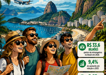 TURISTAS ESTRANGEIROS DEIXAM R$ 33,6 BILHÕES NO BRASIL E PAÍS BATE NOVO RECORDE