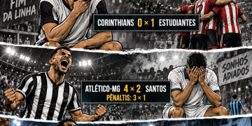 Noite de decisões: Palmeiras avança; Corinthians e Santos são eliminados