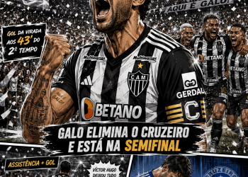 FRED REALIZA SONHO DE MENINO: GOLAÇO NO FIM ELIMINA O CRUZEIRO E COLOCA O GALO NA SEMIFINAL
