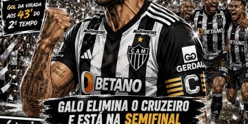 FRED REALIZA SONHO DE MENINO: GOLAÇO NO FIM ELIMINA O CRUZEIRO E COLOCA O GALO NA SEMIFINAL