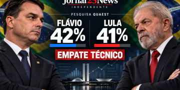 FLÁVIO BOLSONARO TEM 42% E LULA 41% NO SEGUNDO TURNO, APONTA QUAEST