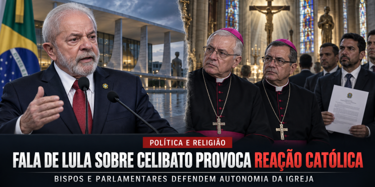 ALA DE LULA SOBRE CELIBATO E ORDENAÇÃO DE MULHERES PROVOCA REAÇÃO DE BISPOS E PARLAMENTARES CATÓLICOS