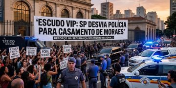 ESCUDO VIP: SP DESVIA POLÍCIA PARA CASAMENTO DE MORAES