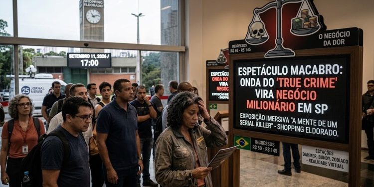 ESPETÁCULO MACABRO: ONDA DO 'TRUE CRIME' VIRA NEGÓCIO MILIONÁRIO EM SP