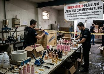 FÁBRICA DO GOLPE: POLÍCIA LACRA LABORATÓRIO CLANDESTINO DA WEPINK
