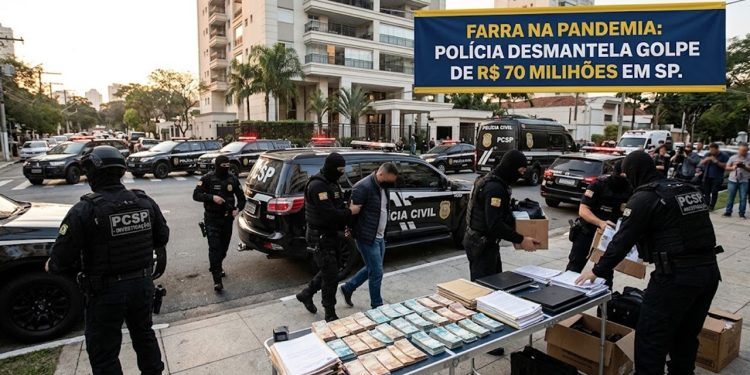 FARRA NA PANDEMIA: POLÍCIA DESMANTELA GOLPE DE R$ 70 MILHÕES EM SP.