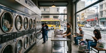 FEBRE DAS MÁQUINAS: LAVANDERIAS SELF-SERVICE CRESCEM CINCO VEZES EM SP
