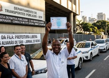 FIM DA FILA: PREFEITURA LIBERA 2.195 ALVARÁS DE TÁXI