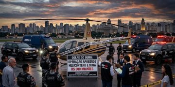 GOLPE DO OURO: OPERAÇÃO APREENDE HELICÓPTERO E MIRA R$ 500 MILHÕES
