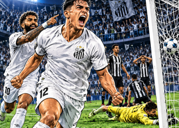 SANTOS JOGA MUITO, ENGole O GALO E ABRE VANTAGEM NA SUL-AMERICANA