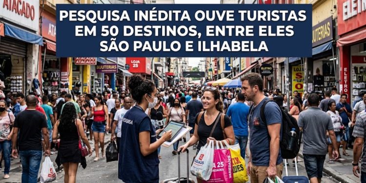 PESQUISA INÉDITA OUVE TURISTAS EM 50 DESTINOS, ENTRE ELES SÃO PAULO E ILHABELA