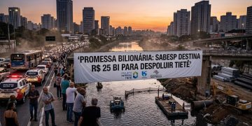 PROMESSA BILIONÁRIA: SABESP DESTINA R$ 25 BI PARA DESPOLUIR TIETÊ