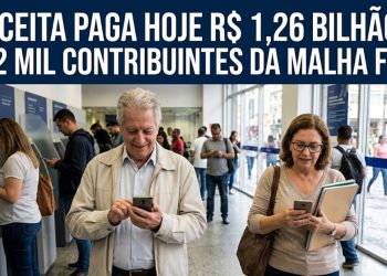 RECEITA PAGA HOJE R$ 1,26 BILHÃO A 412 MIL CONTRIBUINTES DA MALHA FINA