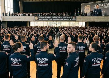 REFORÇO HISTÓRICO: POLÍCIA DÁ POSSE A 1.413 INVESTIGADORES