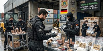 ROTA DO PÓ: PF E POLÍCIA ALEMÃ DESMONTAM COCAÍNA EM COSMÉTICOS