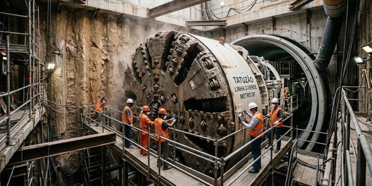 RUMO A GUARULHOS: TATUZÃO INICIA ESCAVAÇÃO NA LINHA 2-VERDE