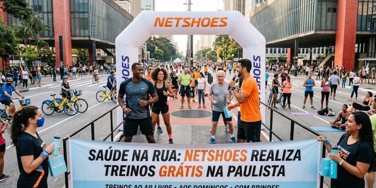 SAÚDE NA RUA: NETSHOES REALIZA TREINOS GRÁTIS NA PAULISTA