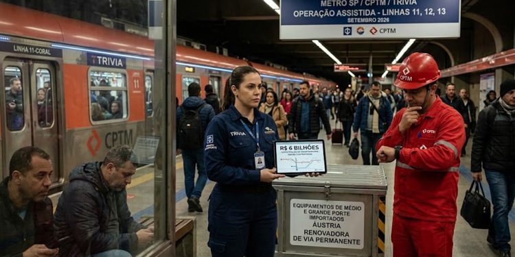 SOB PRESSÃO: TRIVIA ANTECIPA R$ 6 BI PARA REASSUMIR TRENS EM SP