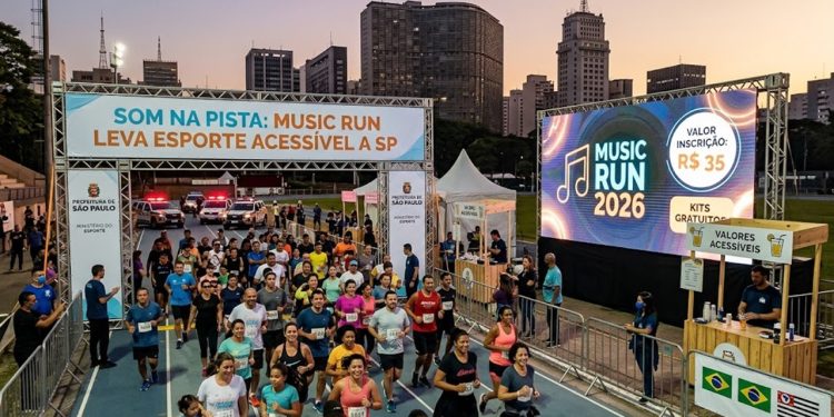 SOM NA PISTA: MUSIC RUN LEVA ESPORTE ACESSÍVEL A SP