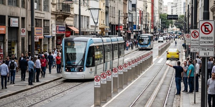 TRILHOS NO CENTRO: BONDE VAI CORTAR 2,8 KM DE VAGAS NA CAPITAL