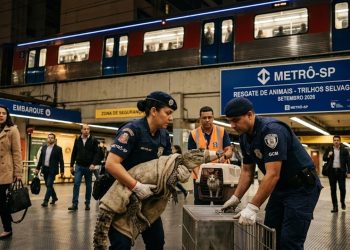 TRILHOS SELVAGENS: RESGATES DE ANIMAIS CRESCEM NO METRÔ