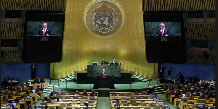 BRASIL DEIXA PLENÁRIO DA ONU ANTES DE DISCURSO DE NETANYAHU PELO TERCEIRO ANO SEGUIDO
