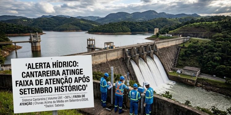 ALERTA HÍDRICO: CANTAREIRA ATINGE FAIXA DE ATENÇÃO APÓS SETEMBRO HISTÓRICO