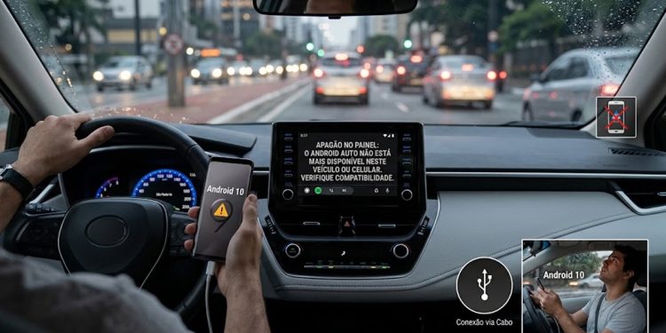 APAGÃO NO PAINEL: ANDROID AUTO VAI PARAR EM MILHARES DE CELULARES